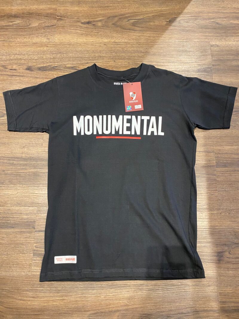 Camiseta de algodón River Monumental